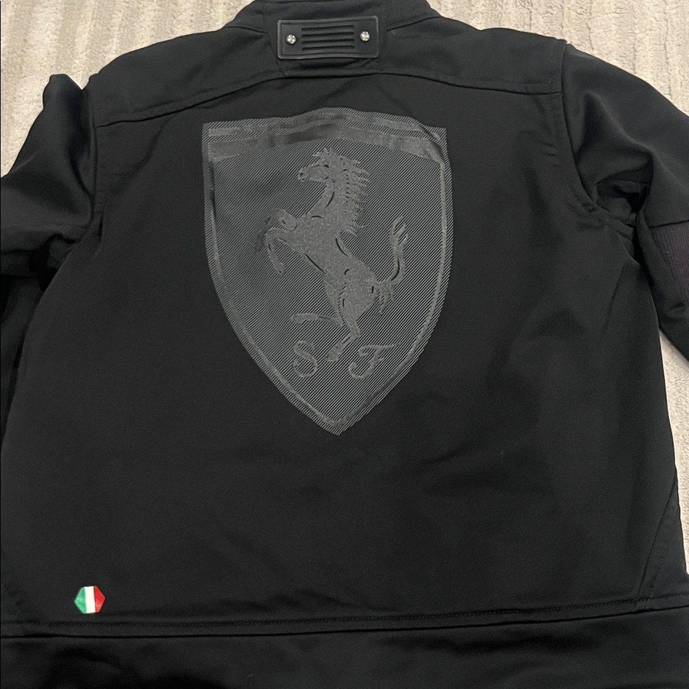 Ferrari boys Black Bomber Jacket